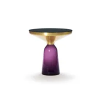 table d'appoint bell - violet améthyste