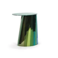table d'appoint pli - vert topaze brillant - 65 cm