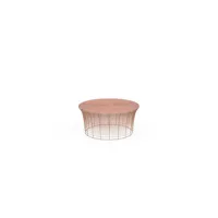 table d'appoint aram basse - beige red