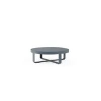 table basse flat ronde 90 - anthracite