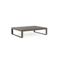 table basse flat ronde 120 - bronze