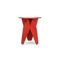 wedge table - rouge