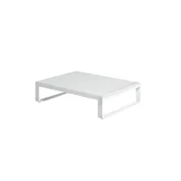 table basse flat ronde 120 - white