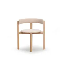 chaise principal - chêne laqué naturel, nubuk off white