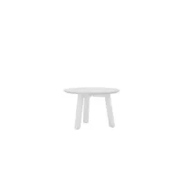 table basse meyer color medium - blanc - hauteur 35 cm