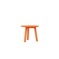 table basse meyer color medium - orange pure - hauteur 45 cm