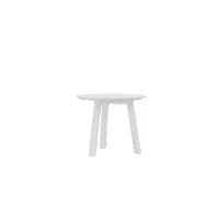 table basse meyer color medium - blanc - hauteur 45 cm