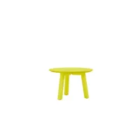 table basse meyer color medium - jaune soufre - hauteur 35 cm