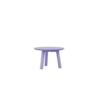 table basse meyer color medium - lilas - hauteur 35 cm