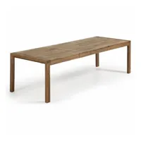 table de salle à manager extensible 180 - 230 x 90 cm bois briva