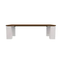 table de salle à manger inout 33/34 - blanc - 250 cm