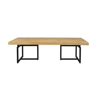 class - table basse design bois et laiton