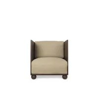 fauteuil de salon rum - teinté foncé/naturel