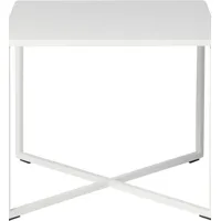 table d'appoint natal alu x - white - 40 x 40 cm