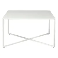 table d'appoint natal alu x - white - 60 x 60 cm