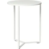table d'appoint natal alu x - white - ø 35 cm