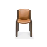 chaise chair 300 - chêne fumé/cuir elegant noyer