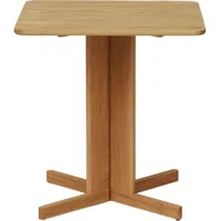 table quatrefoil - chêne huilé