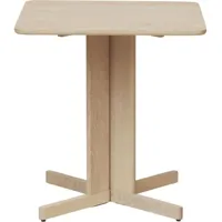 table quatrefoil - chêne, huilé blanc