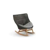 fauteuil à bascule mbrace - natura ash - avec coussin d'assise - arabica