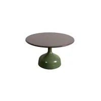 table basse glaze grande - pierre de lave taupe - olive