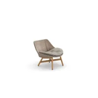 chaise mbrace club - natura taupe - chestnut