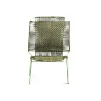 fauteuil cielo - vert olive / vert pastel - haut