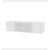 meuble tv octave iii - new white - support de suspension