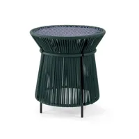 table haute caribe - vert / bleu foncé / noir