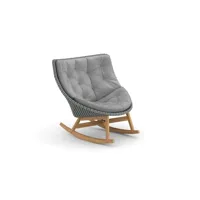 fauteuil à bascule mbrace - natura ash - avec revêtement rembourré - baltic