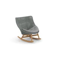 fauteuil à bascule mbrace - natura ash - avec coussin d'assise - baltic