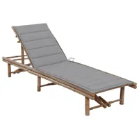 transat chaise longue bain de soleil lit de jardin terrasse meuble d'extérieur avec coussin bambou 02_0012293