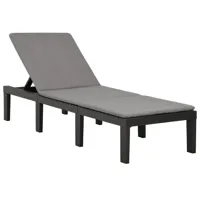transat chaise longue bain de soleil lit de jardin terrasse meuble d'extérieur avec coussin plastique anthracite 02_0012500