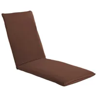transat chaise longue bain de soleil lit de jardin terrasse meuble d'extérieur pliable tissu oxford marron 02_0012889