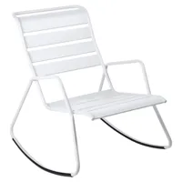 rocking-chair monceau - blanc coton - 72x68x78cm
