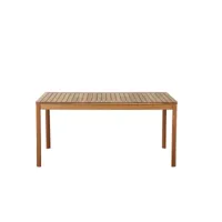 table de jardin oria en bois d'acacia 160 cm
