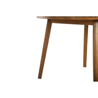 table ronde de jardin verone en bois d'acacia 120 cm