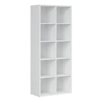 bibliothèque 10 cases ewen blanc