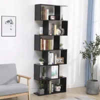 bibliothèque lucio, armoire avec étagères, bibliothèque de bureau, 100% made in italy, 80x25h192 cm, frêne gris
