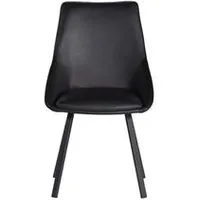 chaise baxter noir