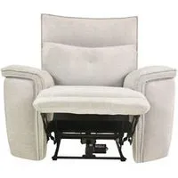 fauteuil relax 2 moteurs adam tissu gris beige