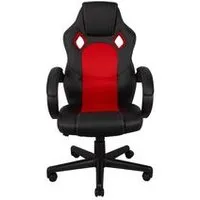 fauteuil de bureau turbo 2 noir et rouge