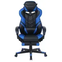 fauteuil de bureau gamer reload bleu et noir