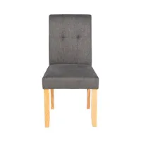 chaise cassie gris