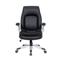 fauteuil de bureau darkoo gris et noir