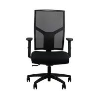 fauteuil de bureau ergonomique media synchrone autorégulé noir