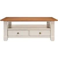 table basse 2 tiroirs embellie camif