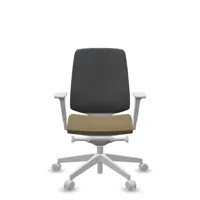 fauteuil de bureau base grise et dossier résille light up 250sl profim