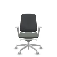fauteuil de bureau base grise et dossier résille light up 250sl profim