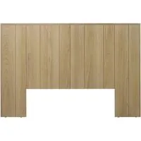 tête de lit en bois l165 cm - ugo - minimaliste - chêne - ethnique - ailleurs